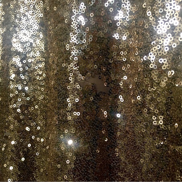 NWT Joe Fresh Holiday Capsule size L women’s champagne sequinned sack dress - Picture 2 of 5